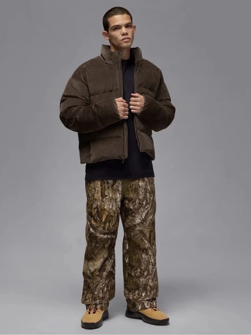 Air Jordan Men’s Flight Down Corduroy Puffer Jacket  HV0536-237 Size S-XXL